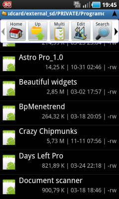 Android alapok kezdőknek Astro File Manager