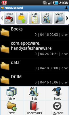 Android alapok kezdőknek Astro Application Manager Backup