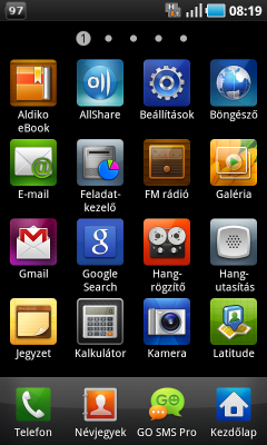 Android alapok kezdőknek főmenü
