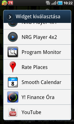 Android alapok kezdőknek widgetek
