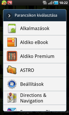 Android alapok kezdőknek gyorsgombok