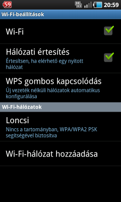 Android alapok kezdőknek wifi