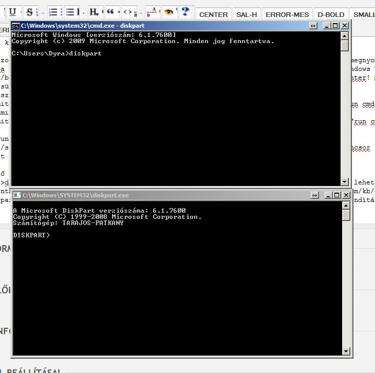 CWindowssystem32 cmd diskpart