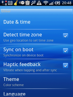 ClockSync Settings ClockSync Settings