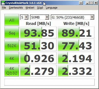 WD Caviar Blue 500 GB SATA Hard Drives Crystal Disk Mark