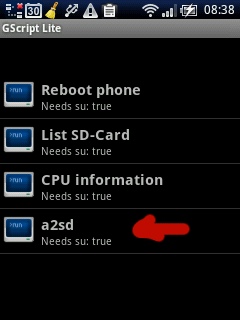 Gscript Lite a2sd run Gscript Lite a2sd run