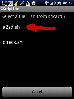 Gscript Lite add script a2sd.sh Gscript Lite add script a2sd.sh