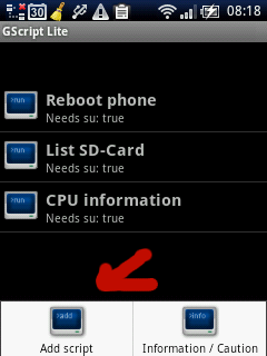 Gscript Lite add script Gscript Lite add script