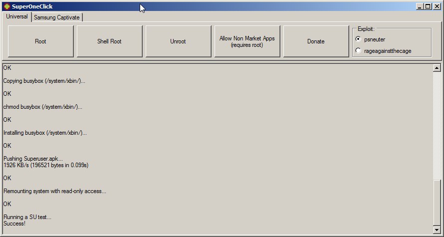 SuperOneClick 1.7 finish