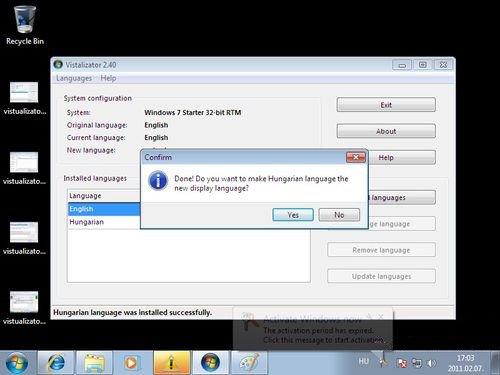Windows7 Windows VISTA localization