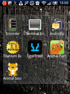 Multitouch Sony Ericsson Xperia X10 mini pro Android Terminal Emulator
