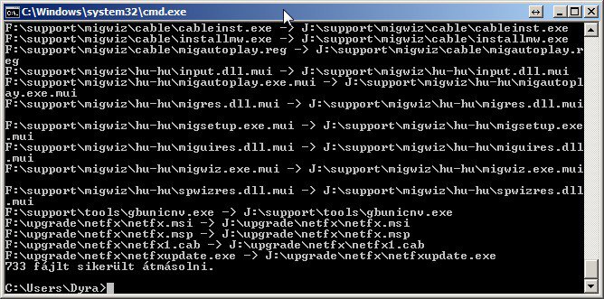 cmd xcopy windows install