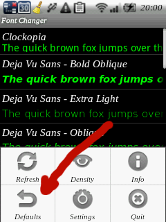 font changer Android