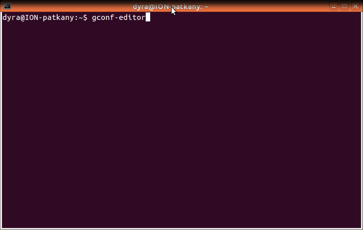 gconf-editor