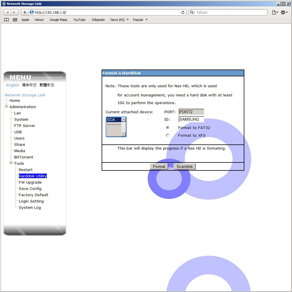 Lan Disck Enclosure NSB3AS