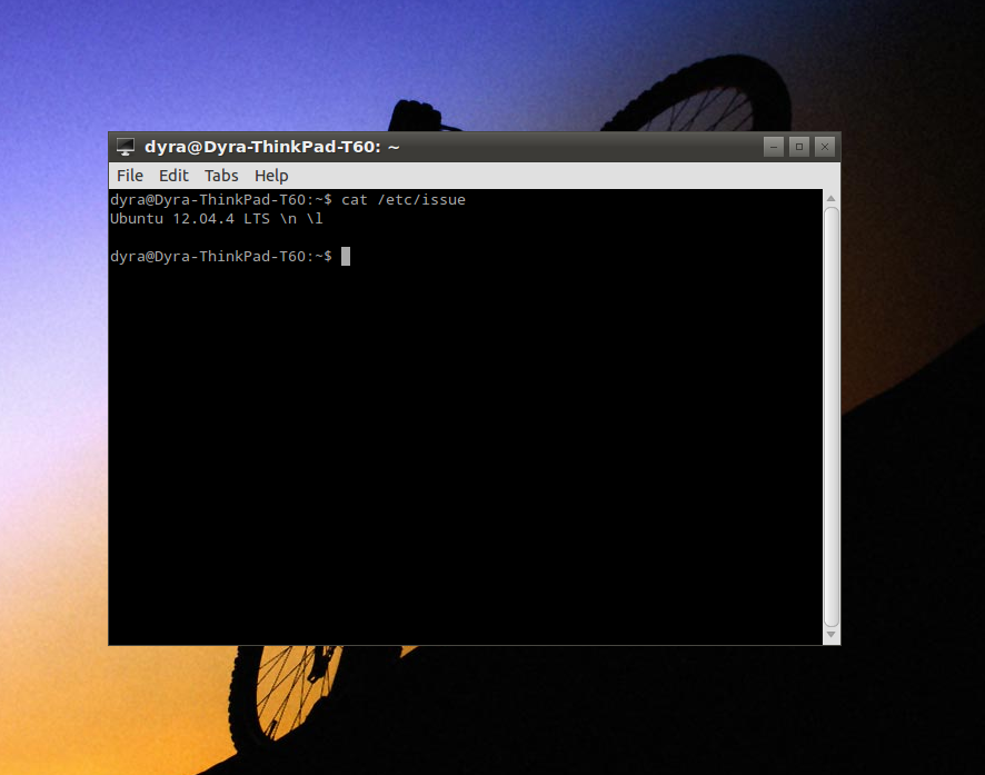 Lubuntu cat /etc/issue