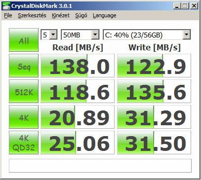 CyrstalDiskMark OCZ Vertex Plus 60GB