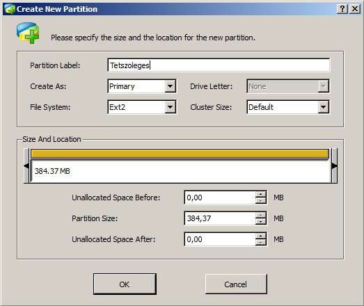 greate partitions ext2 greate partitions ext2