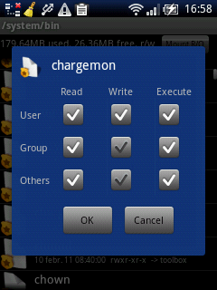 root explorer Permissions
