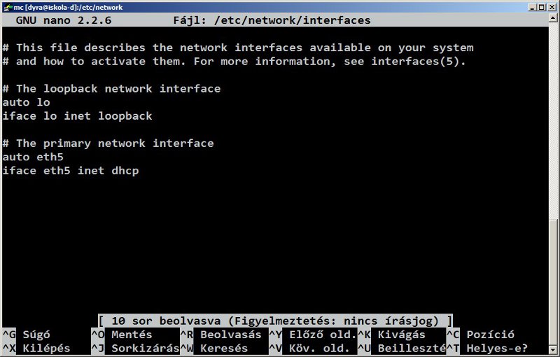 Ubuntu server DHCP problem