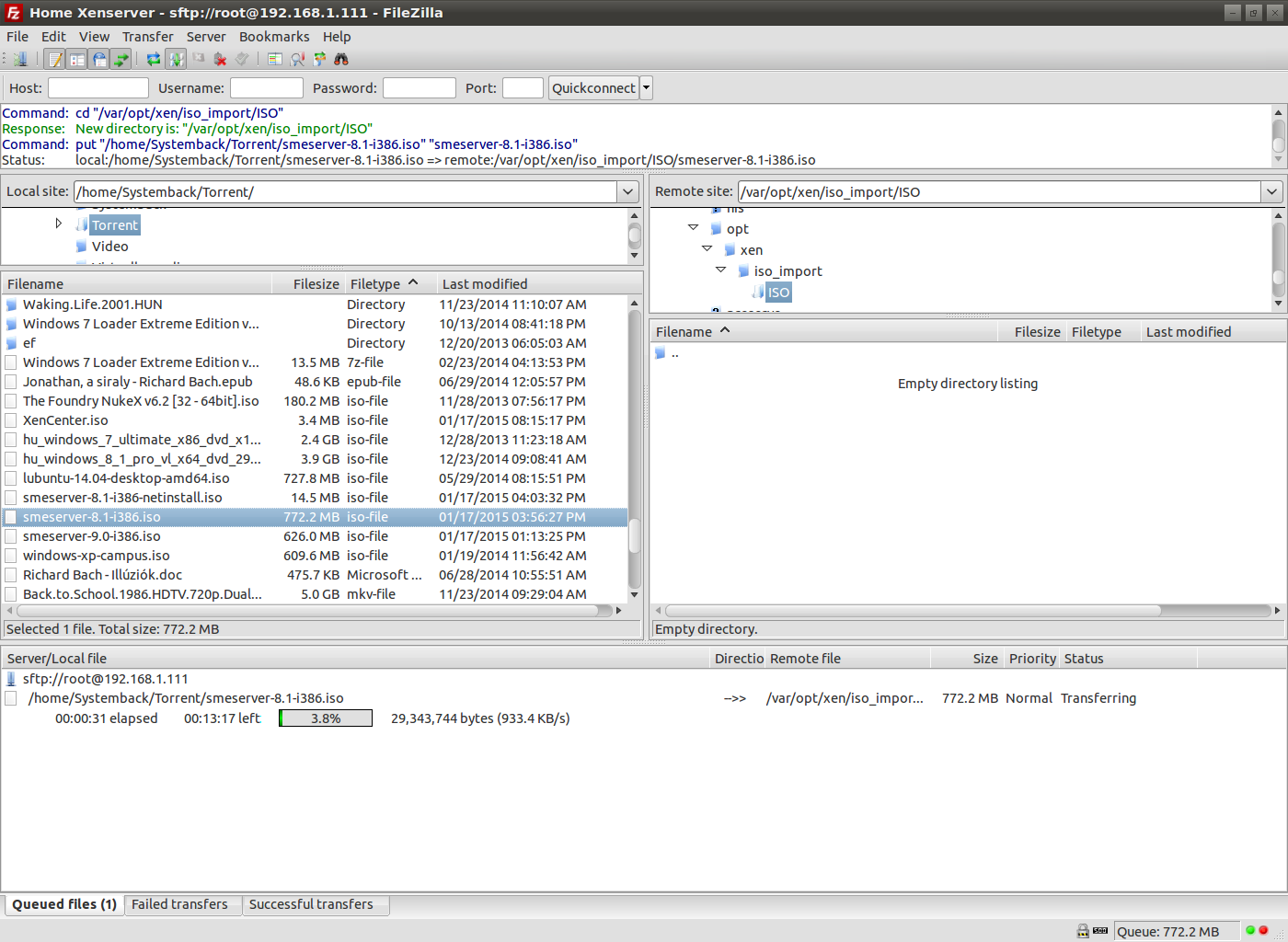 XenServer ISO storage