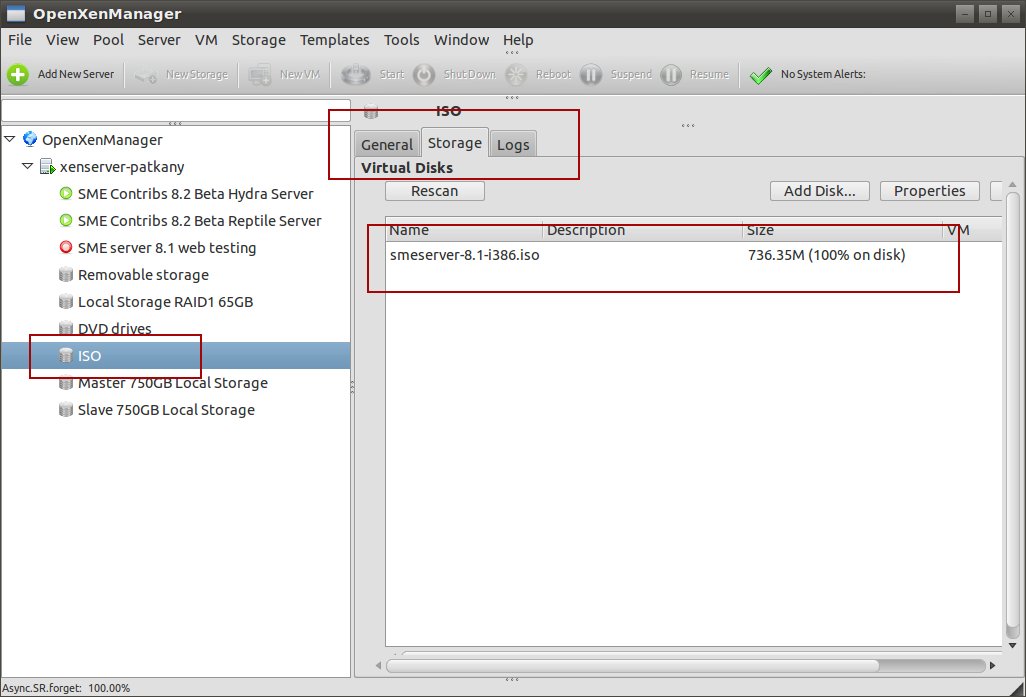 XenServer ISO storage