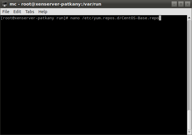 XenServer extra repo enable
